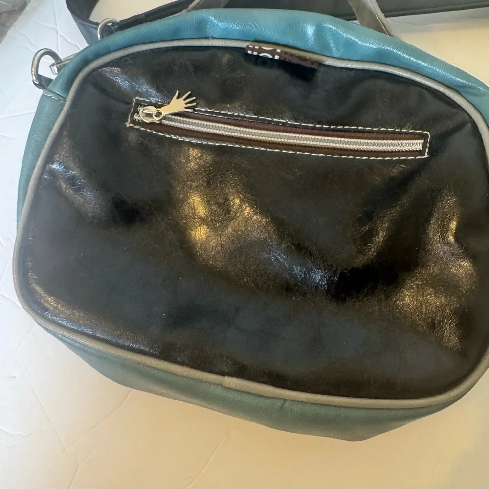 Stylish Black and Gray Messenger Bag